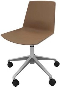 Quadrifoglio Besucherstuhl Clue OCLUEA01 GR B01/016 braun, grau Stoff