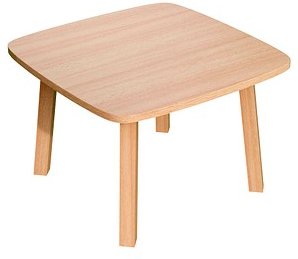 meet powered by PAPERFLOW Woody Beistelltisch buche 60,0 x 60,0 x 40,0 cm