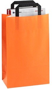 VP Papier-Tragetaschen Topcraft orange 22,0 x 36,0 cm, 50 St.