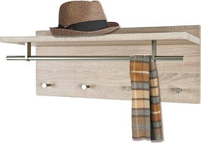 Thumbnail - HAKU Möbel Wandgarderobe 42017 braun Holz 4 Haken 75,0 x 30,0 cm