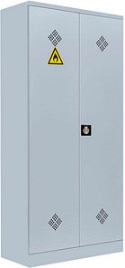 LÜLLMANN Umweltschrank 566250 lichtgrau 91,6 x 42,2 x 195,0 cm, aufgebaut, 1 St.