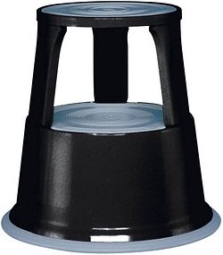 WEDO Rollhocker schwarz Metall