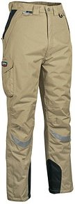 COFRA® Herren Winter-Arbeitshose FROZEN khaki Größe 44