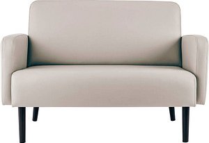 Thumbnail - meet powered by PAPERFLOW 2-Sitzer Sofa LISBOA weiß schwarz Kunstleder, 1 St.