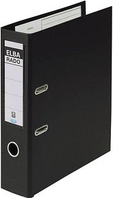 ELBA rado plast Ordner schwarz Kunststoff 8,0 cm DIN A4