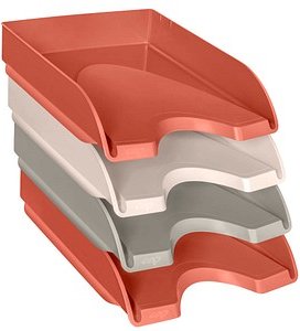 cep Briefablagen-Set TERRA NOVA 2x teracotta, 1x sand, 1x beige DIN A4, 4 St.