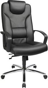 Topstar Chefsessel Comfort Point 50, 7819 D60 Kunstleder schwarz, Gestell chrom
