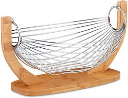 relaxdays Obstkorb braun 38,0 x 23,0 cm, 1 St.