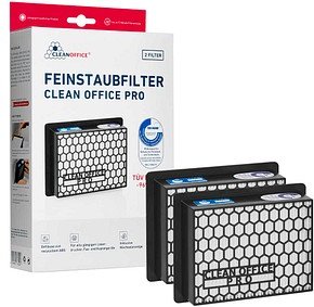 CLEAN OFFICE® Feinstaubfilter Pro Größe 15,0 x 12,0 cm, 2 St.