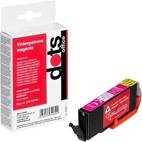 dots magenta Druckerpatrone kompatibel zu Canon CLI-571 XL M