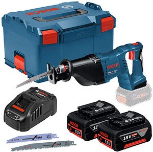 Thumbnail - AKTION: BOSCH Professional GSA 18 V-LI Akku-Säbelsäge 18,0 V, mit 2 Akkus mit Prämie nach Registrierung