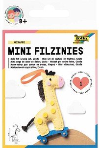 folia Nähset Mini Filzinies GIRAFFE gelb