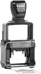 Thumbnail - trodat Textstempel, individualisierbar 5200 selbstfärbend schwarz ohne Logo, 1 St. - Nachträglich per Gutschein persona...