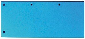 OXFORD Trennstreifen Duo blau, 160 g/qm Karton, 60 St.