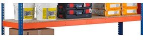 SCHULTE Fachboden für Schwerlastregal Z1 orange 214,6 x 62,1 cm, 1 St.