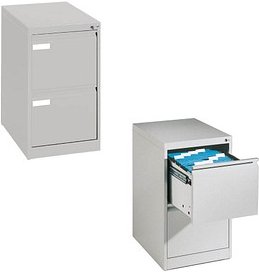 CP C 2000 Acurado Hängeregistraturschrank lichtgrau 2 Schubladen 43,3 x 59,0 x 73,3 cm, 1 St.