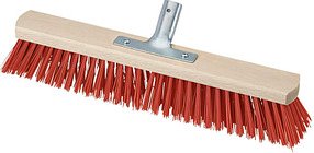 Nölle Besenkopf Saalbesen rot Holz 80,0 cm breit