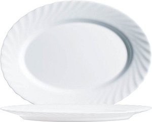 ARCOROC Servierplatten Trianon White weiß Ø 29,0 cm, 4 St.