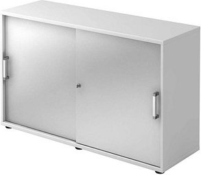 HAMMERBACHER Schiebetürenschrank 1752S, V1752S/W/S/CE weiß 1 Fachboden 120,0 x 40,0 x 74,8 cm