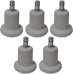 Mayer Bodengleiter für harte und Teppichböden, 5 St.