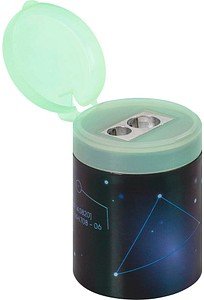 BRUNNEN Dosenspitzer doppelt Robot Hero blau