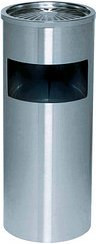 ALCO Standaschenbecher silber, 1 St.