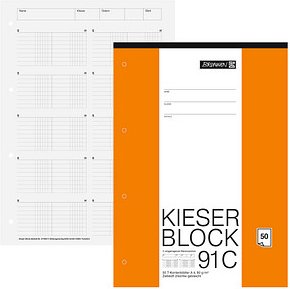 Thumbnail - BRUNNEN Arbeitsblock Kieserblock DIN A4 T-Konten Lineatur 91C