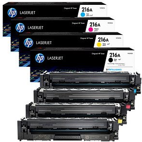 Thumbnail - HP 216A (W2410A/W2411A/W2413A/W2412A) schwarz, cyan, magenta, gelb Tonerkartuschen, 4er-Set
