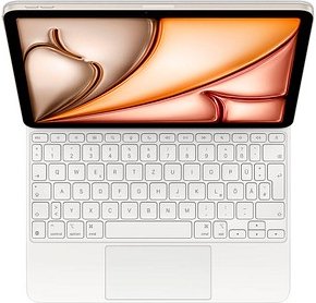 Apple Magic Keyboard Tablet-Tastatur weiß geeignet für Apple iPad Air 4. Gen (2020), Apple iPad Air 5. Gen (2022), Apple...
