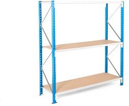 Manorga Schwerlast-Weitspannregal EPSIVOL ZR2018603F4D lichtgrau 180,0 x 60,0 x 200,0 cm