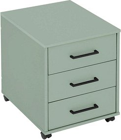 Thumbnail - MÖBELPARTNER Ruby Rollcontainer pastellgrün 3 Auszüge 40,1 x 50,0 x 57,0 cm