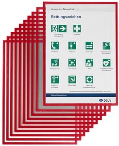Thumbnail - FRANKEN Magnetrahmen ECO rot A3, 10 St.