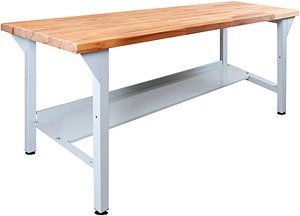 ADB Werkbank PROFI 2000 lichtgrau 200,0 x 75,0 x 85,0 cm