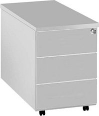 Kerkmann Rollcontainer lichtgrau 3 Auszüge 42,0 x 80,0 x 54,0 cm