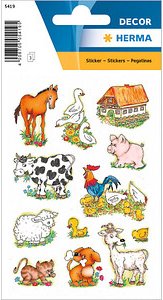 HERMA Aufkleber Bauernhoftiere, 36 Etiketten