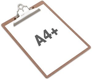 RAPESCO® Klemmbrett VHBCB003 DIN A4 braun Holzhartfaser, 1 St.