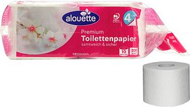 alouette Toilettenpapier Premium 4-lagig, 10 Rollen