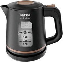 Tefal® Wasserkocher Includeo KI5338 schwarz 1,0 l 2.400 W