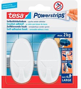 Thumbnail - tesa Powerstrips Klebehaken für max. 2,0 kg 3,8 x 7,0 cm, 2 St.