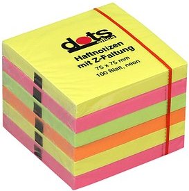 dots Z-Faltung Haftnotizen R 330 farbsortiert, 6 Blöcke
