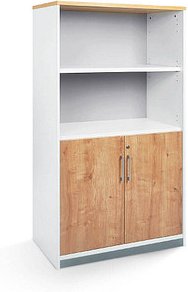 rocada Regalschrank, 1057AW08 weiß, eiche 90,0 x 45,0 x 156,0 cm, 1 St.