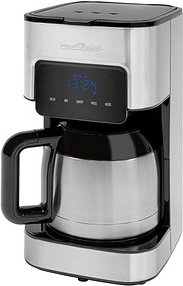 ProfiCook PC-KA 1191 Kaffeemaschine silber, 8-10 Tassen