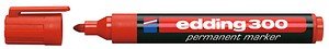 edding 300 Permanentmarker rot 1,5 - 3,0 mm, 10 St.