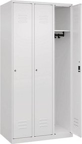 CP Spind Classic Plus verkehrsweiß 080000-30 S10016, 3 Schließfächer 90,0 x 50,0 x 185,0 cm