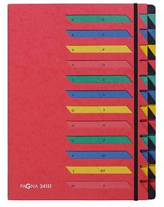Thumbnail - PAGNA Ordnungsmappe 24 Fächer rot, 1 St.