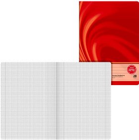 Thumbnail - BRUNNEN Schulheft Vivendi Lineatur 28 kariert DIN A4 Innen- und Außenrand, 16 Blatt, 1 St.