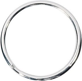 WEDO Schlüsselring silber, 100 St.