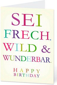 Thumbnail - LUMA Geburtstagskarte sei frech... LU1839 DIN B6, 1 St.