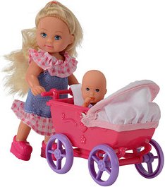 Thumbnail - Simba Puppenwagen Evi LOVE Puppe