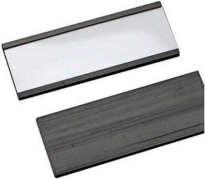 SPRINTIS Etikettenhalter magnetisch schwarz 10,0 x 4,0 cm, 100 St.